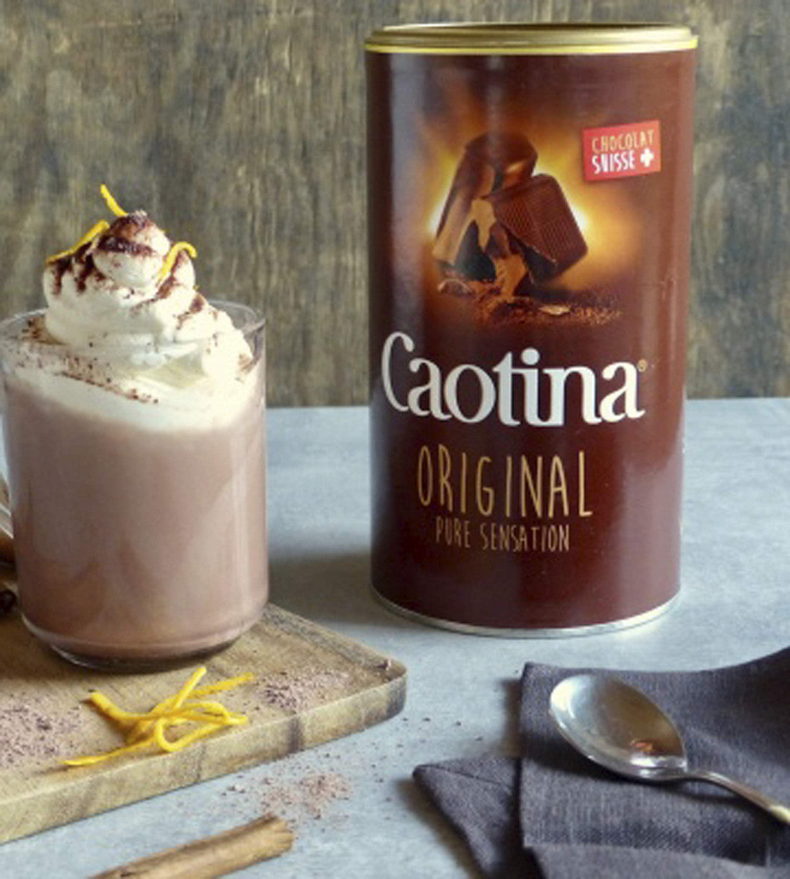 Caotina original 200g/7.1 oz., Cocoa Drink mix, {Imported from Canada}
