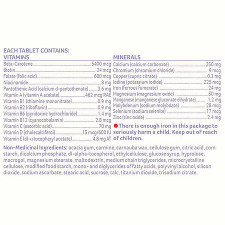 Centrum/Nestle Materna Prenatal/postpartum, 150 Tablets {Imported from Canada}