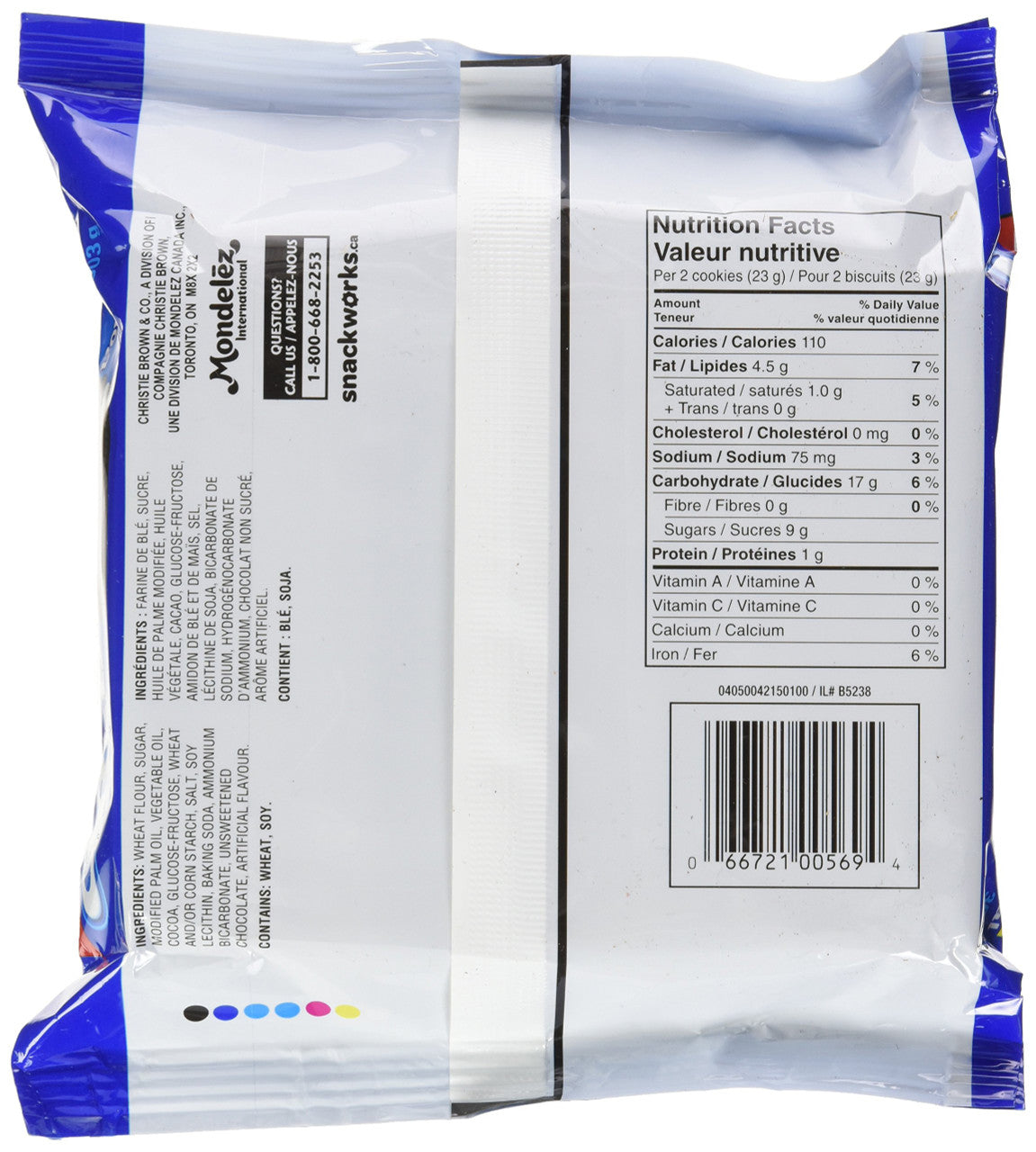 Oreo Original Sandwich Cookies, 303g/10.7oz., Bag, {Imported from Canada}