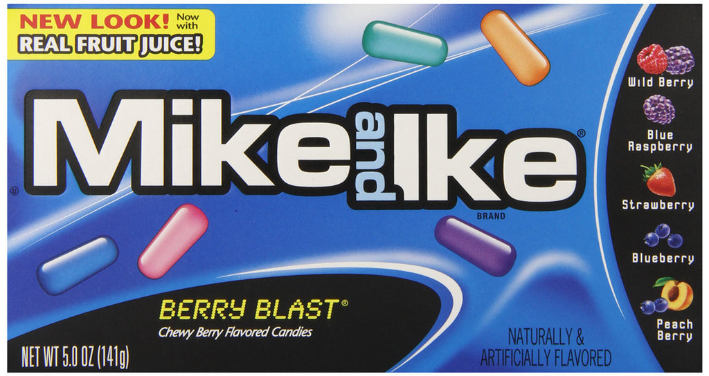 Mike and Ike Chewy Candy, Berry Blast, 5 Ounce (Pack of 12) {Canadian}