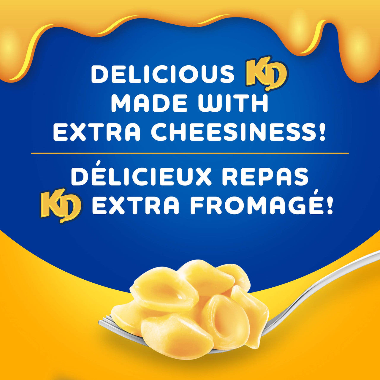 Kraft Dinner, Three Cheese, Macaroni & Cheese, 200g/7.1oz.,(Pack of 24) {Imported from Canada}