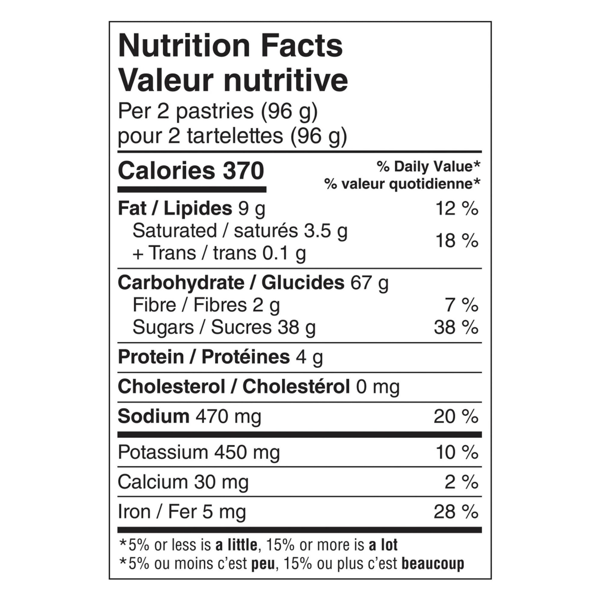 Kellogg's Pop-Tarts, Frosted Cookies and Creme Flavored, 8 pastries, 384g/13.5 oz.
