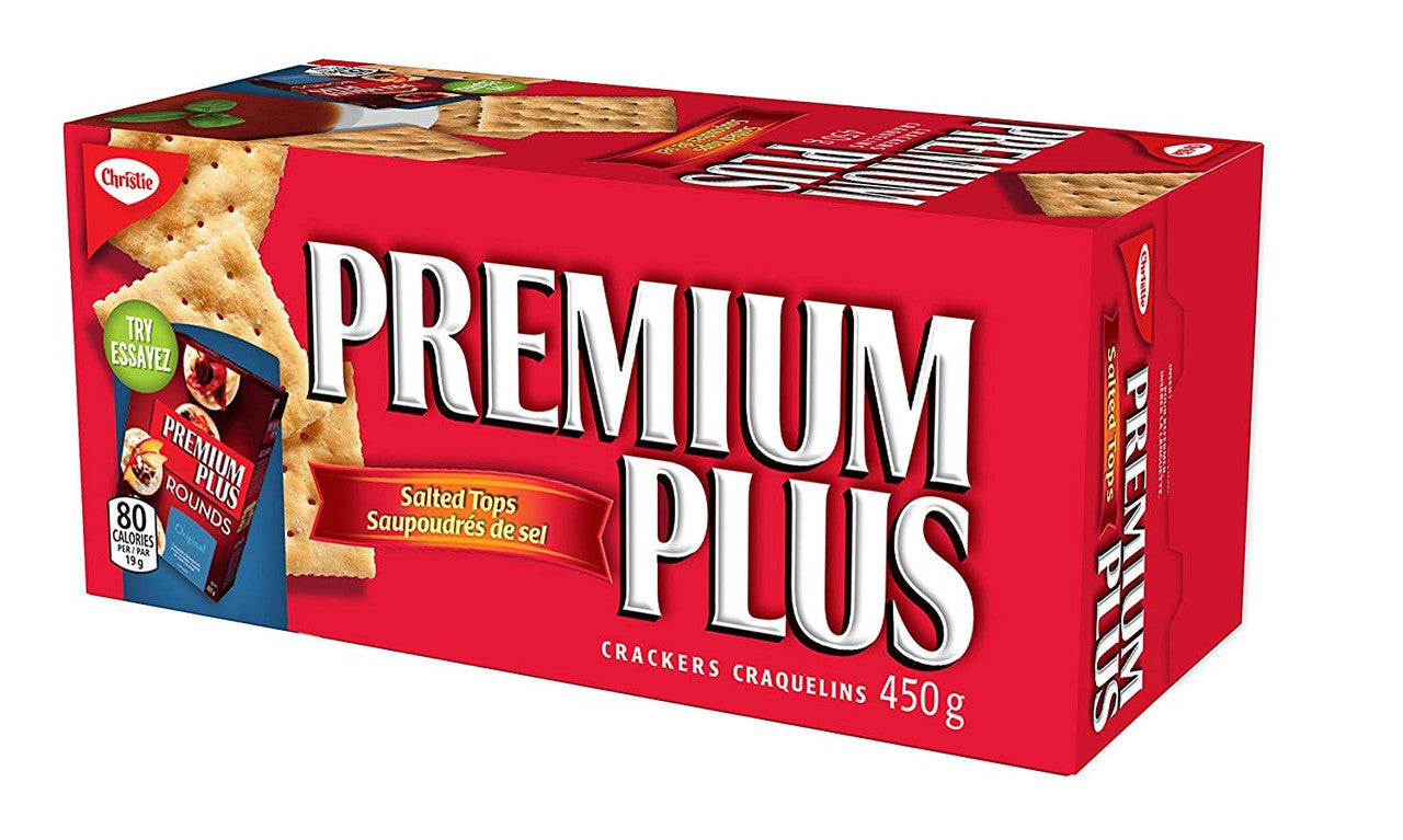 Premium Plus Salted Crackers, 450g/15.9oz,(Imported from Canada)