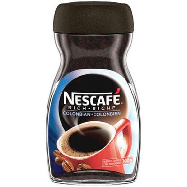 NESCAFE, Rich Colombian, Instant Coffee, 100g/3.5oz., Jar, {Imported from Canada}