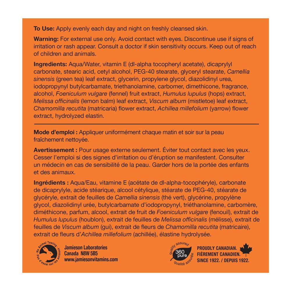Jamieson ProVitamina Moisture-Rich Nourishing Cream, 120ml, {Imported from Canada}