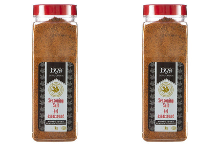 Hy's Seasoned Salt, No Msg, 1kg/2.2 lbs., (2 Pack) {Imported from Canada}