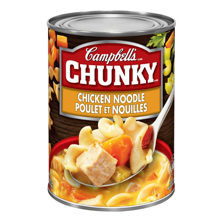 Campbell's Chunky Chicken Noodle Soup, 540ml/18.25oz, (Imported from Canada)