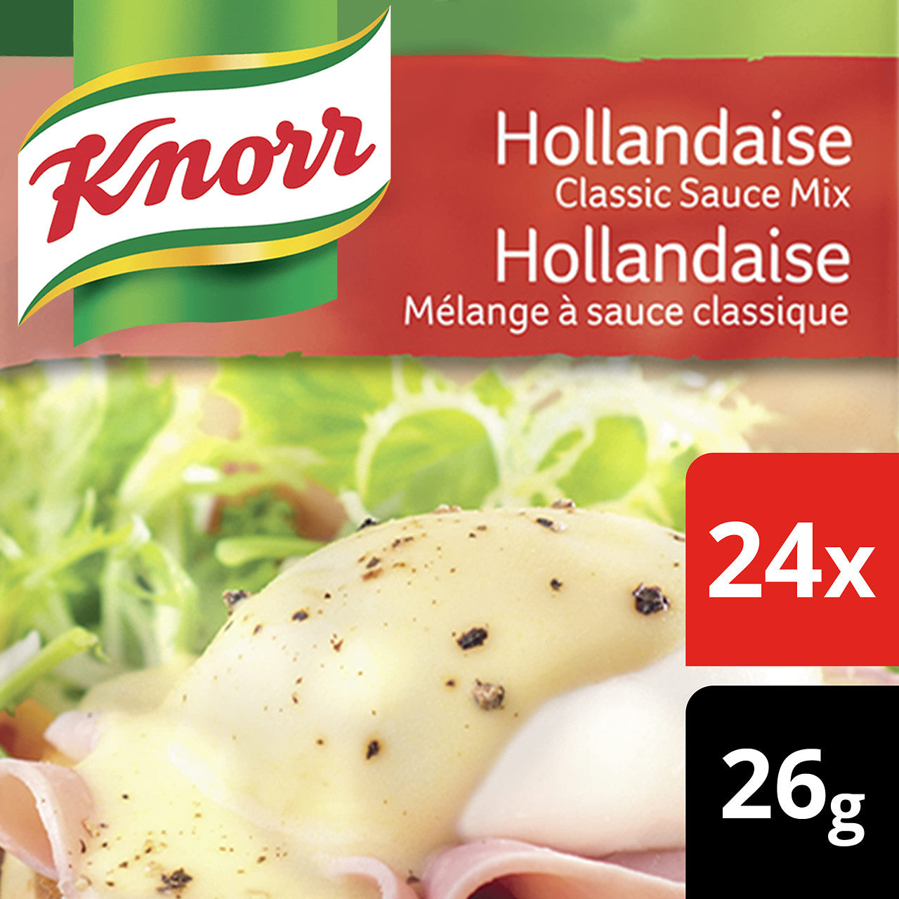 Knorr Classic Sauce Mix, Hollandaise, 26g/.9 oz., (24 Pack) {Imported from Canada}