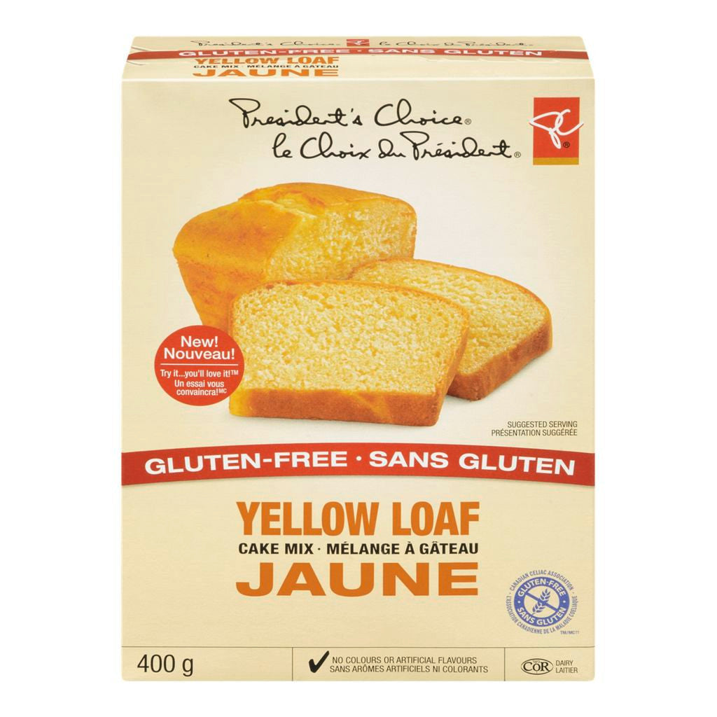 PC Gluten-Free Yellow Loaf Cake Mix 400g/14.1 oz {Imported from Canada}