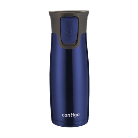 Contigo 2-Pack Vacuum-Insulated Autoseal Travel, Stainless/Blue {Canadian}