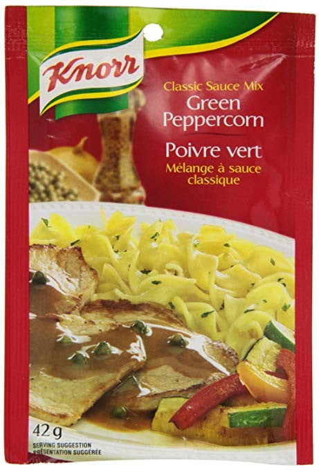 Knorr Classic Sauce Mix, Green Peppercorn, 42 Grams/1.5 Ounces - 3 Pack