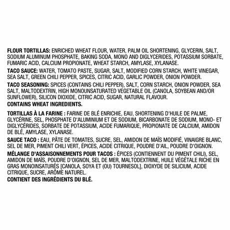 Old El Paso Mini Tortilla Bowl Appetizer Kit, 264g/9.3oz., {Imported from Canada}