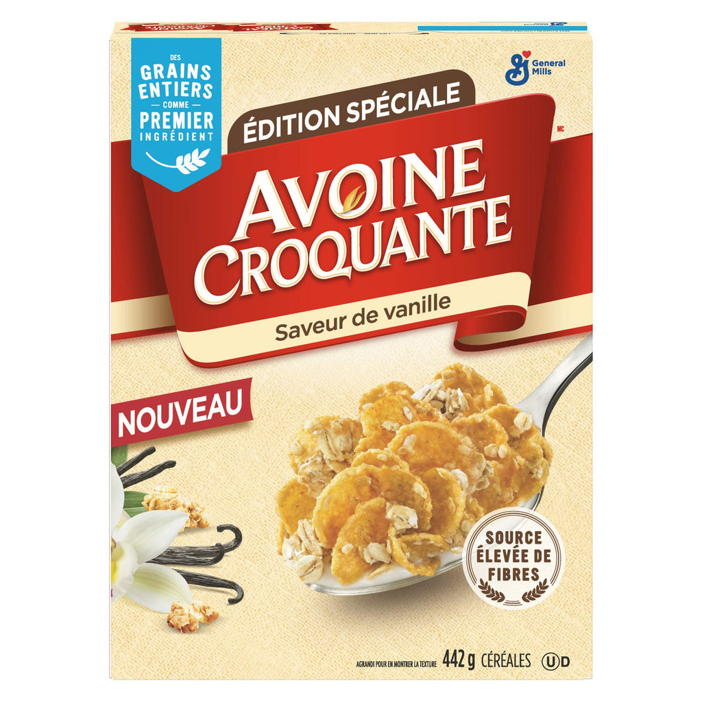 Oatmeal Crisp Vanilla Cereal Special Edition, 442g/15.6 oz., {Imported from Canada}