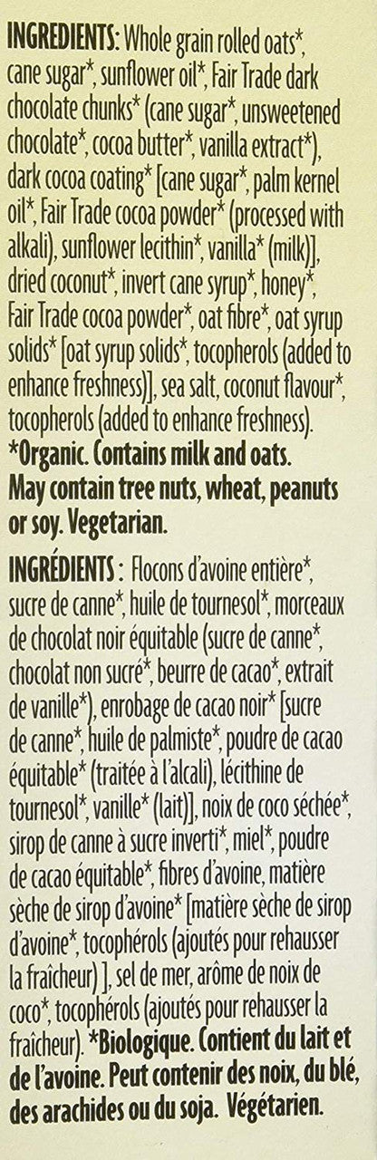 Nature's Path, Organic Granola Bar, Love Crunch Chocolate Macaroon, 180g/6.3oz., {Imported from Canada}