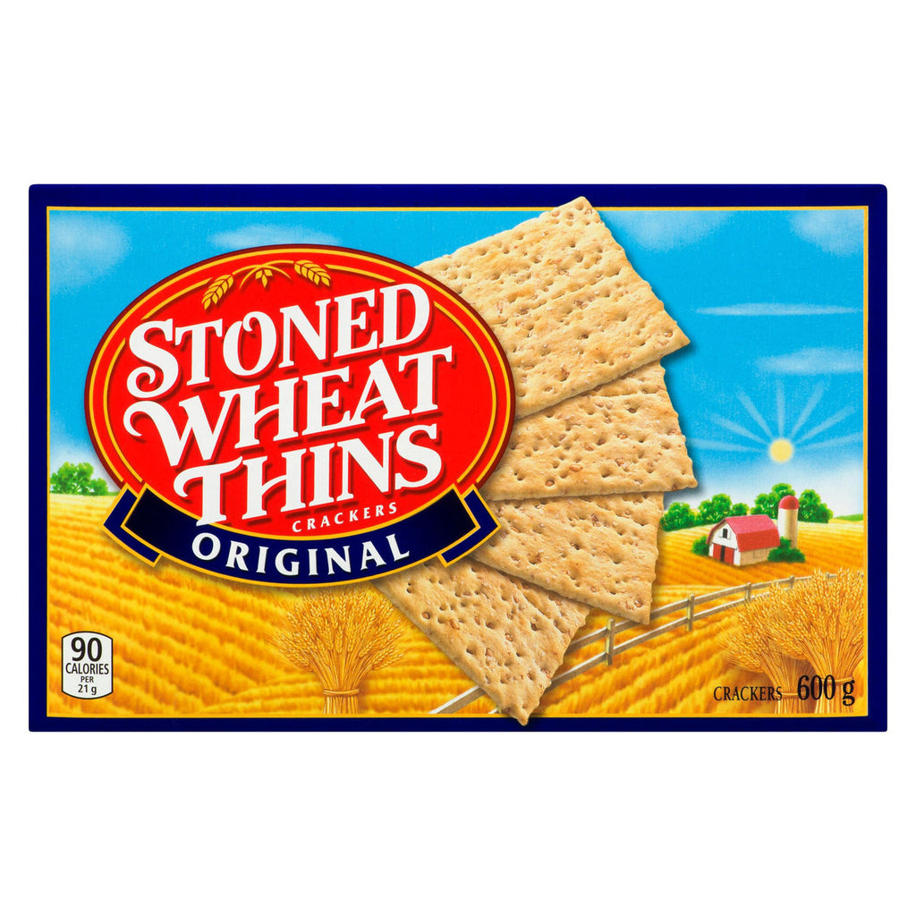 Christie Stoned Wheat Thins Original Crackers, 600g/21.2 oz., {Imported from Canada}