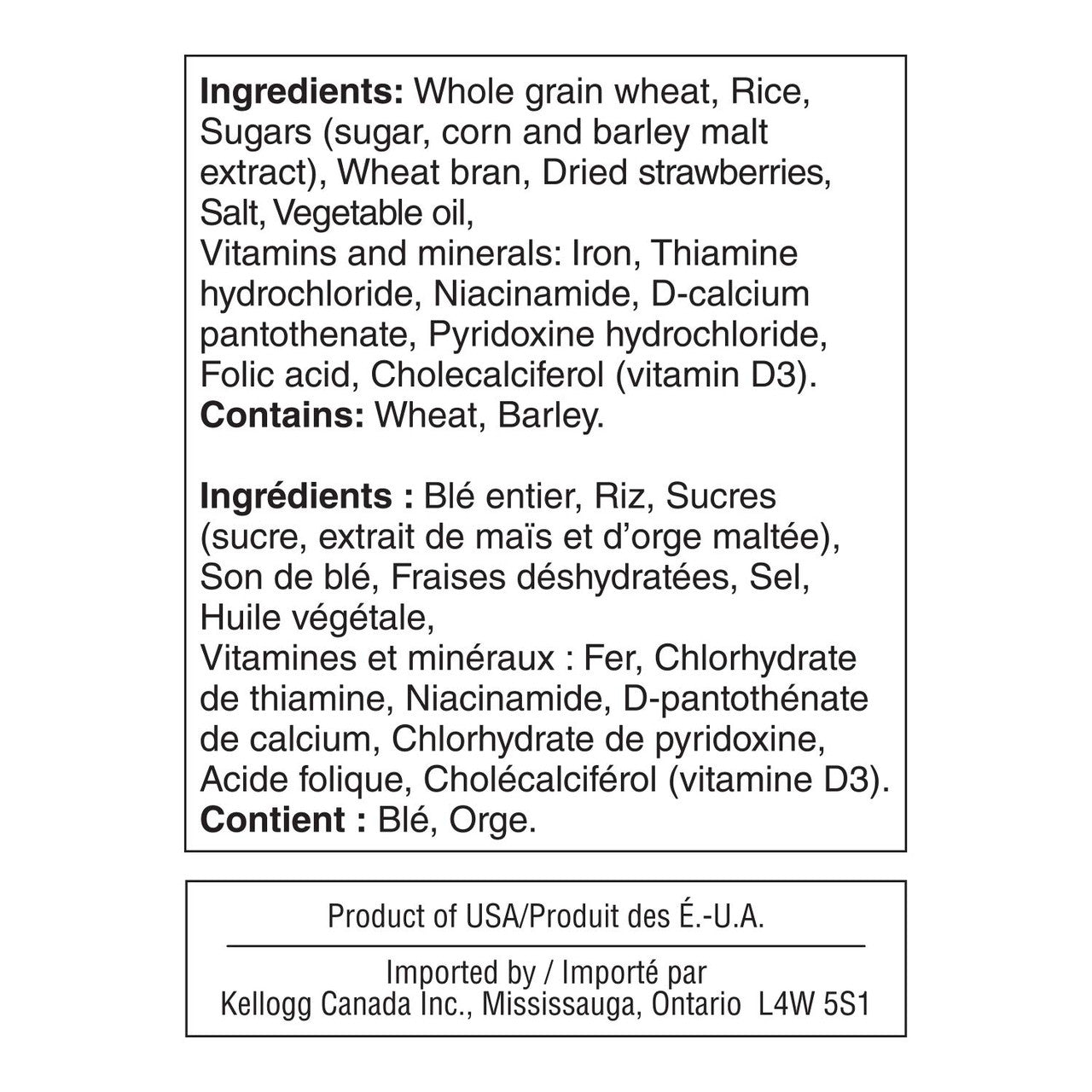 Kellogg's, Special K, Red Berries Cereal, Jumbo, 700g/24.7oz., {Imported from Canada}