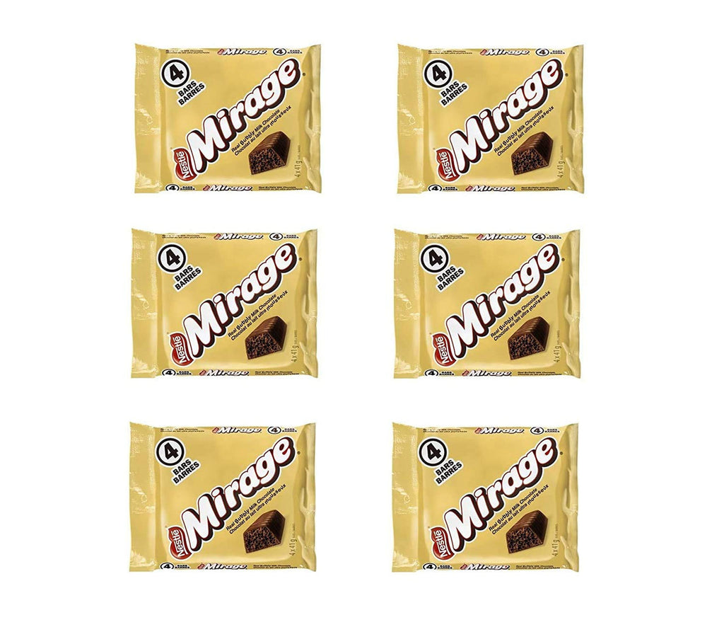 Nestle Mirage Chocolate Bar 4x41g, 6-Pack {Imported from Canada}