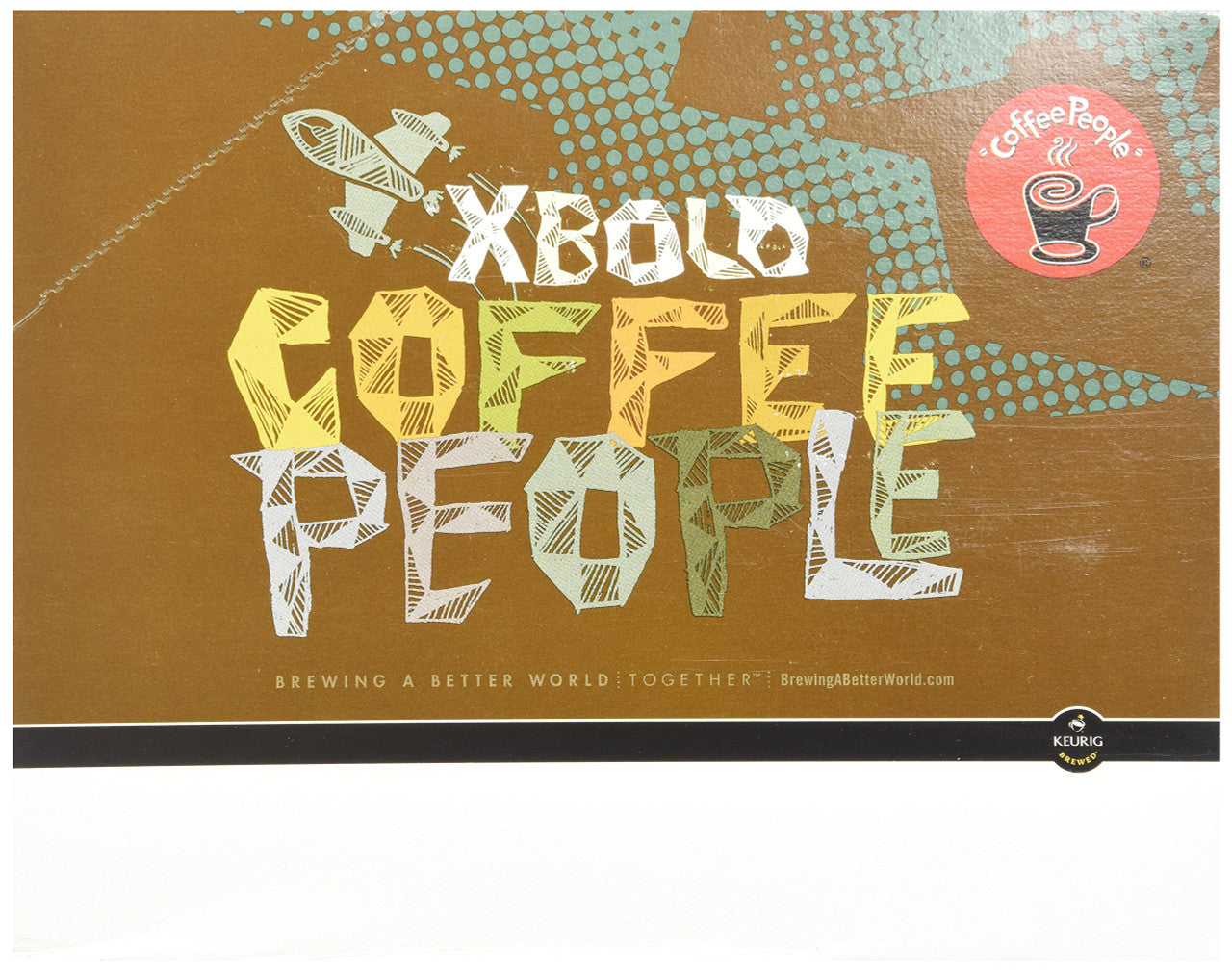 Coffee People Dark Roast, Jet Fuel, K-Cup Portion Pack for Keurig Brewers 24-Count