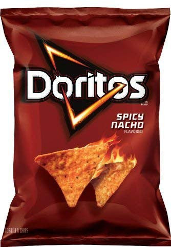 Doritos Tortilla Chips, Spicy Nacho 260g/9.2oz  {Imported from Canada}