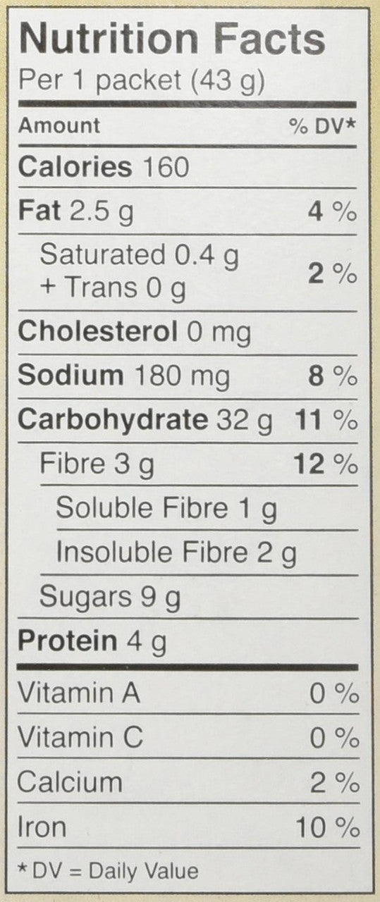 Quaker Oats Gluten Free Maple and Brown Sugar, 344g/12.13oz  {Imported from Canada}