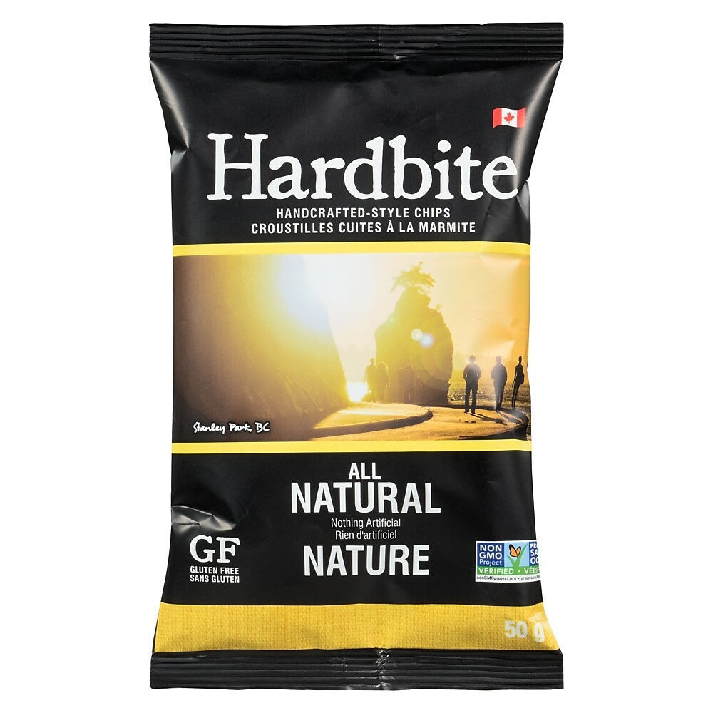 Hardbite All Natural Potato Chips, 150g/5.3oz., {Imported from Canada}