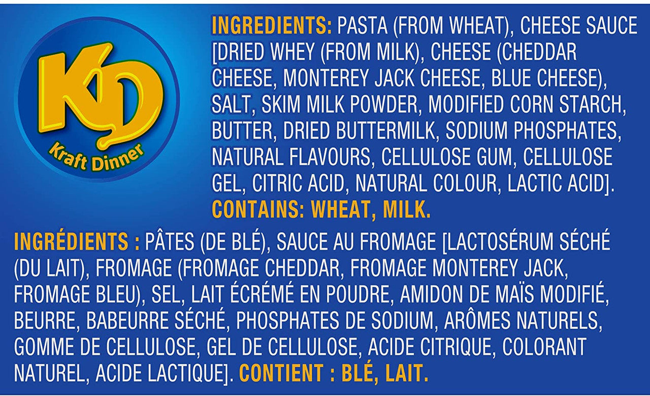 Kraft Dinner, Three Cheese, Macaroni & Cheese, 200g/7oz., {Imported from Canada}