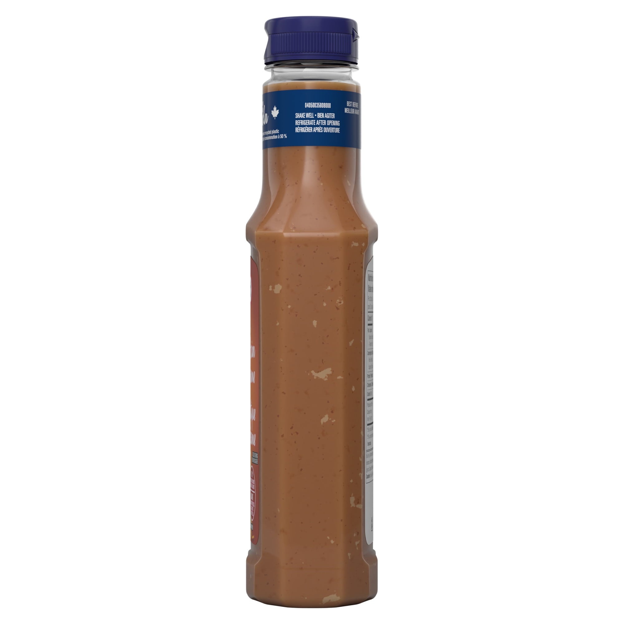 Kraft Asian Sesame Salad Dressing, 425mL/15 fl. oz. - Left Side Of Bottle