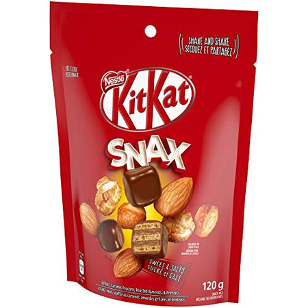 Nestle Kit Kit Snax, Bite Sized Chocolate Wafer Snack Mix, 120g, {Imported from Canada}