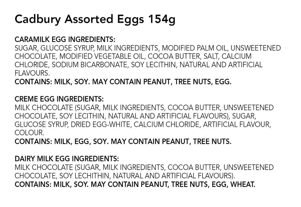 Cadbury Mini Assorted Creme Easter Eggs 154g/5.4oz. (Imported from Canada)