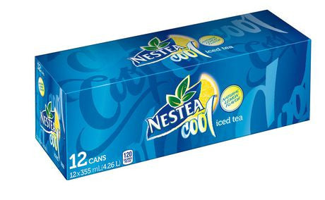 Coca-Cola, Nestea Cool Iced Tea, 355ml, 12pk, Soft Drinks - {Imported from Canada}