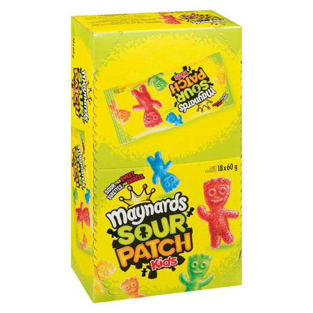 Maynard's Sour Patch Kids (18pk) 60g/2.1oz per pack) {Imported from Canada}