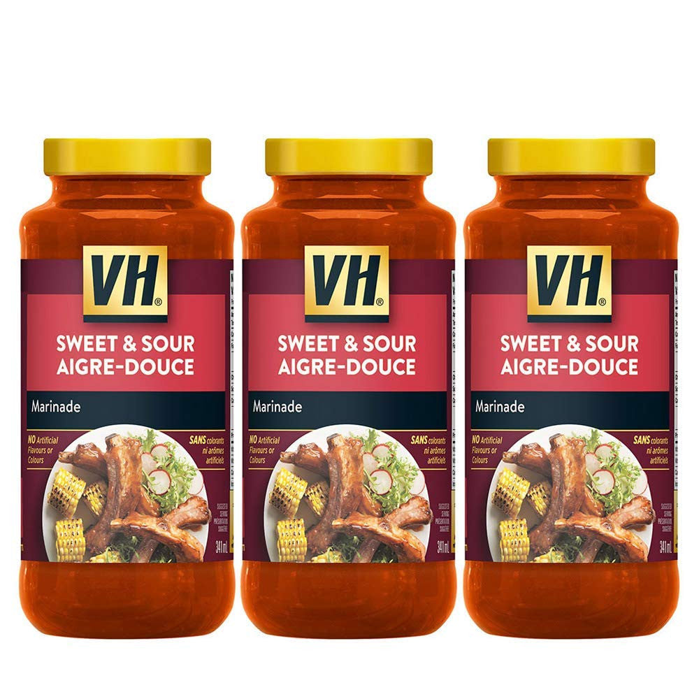VH Sweet & Sour Dipping Sauce,  341ml/11.5 fl. oz, 3-Pack {Imported from Canada}