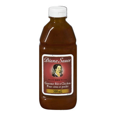DIANA Sauce, Rib and Chicken, 500ml/16.9 oz. (Pack of 10) {Imported from Canada}
