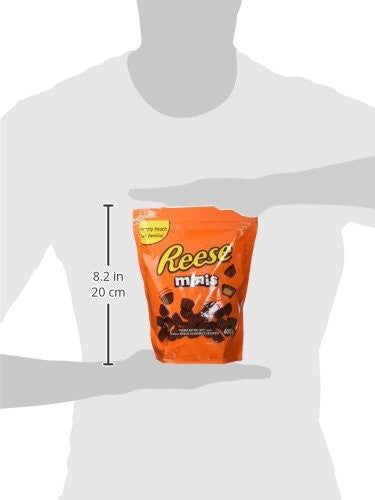REESE Chocolate Candy Peanut Butter Cups, Minis, 400g/14.1oz. (Imported from Canada)