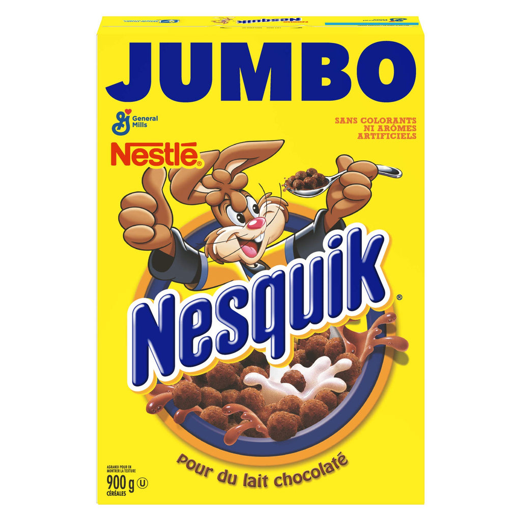 Nesquik Chocolately Cereal Jumbo, 900g/32 oz., {Imported from Canada}