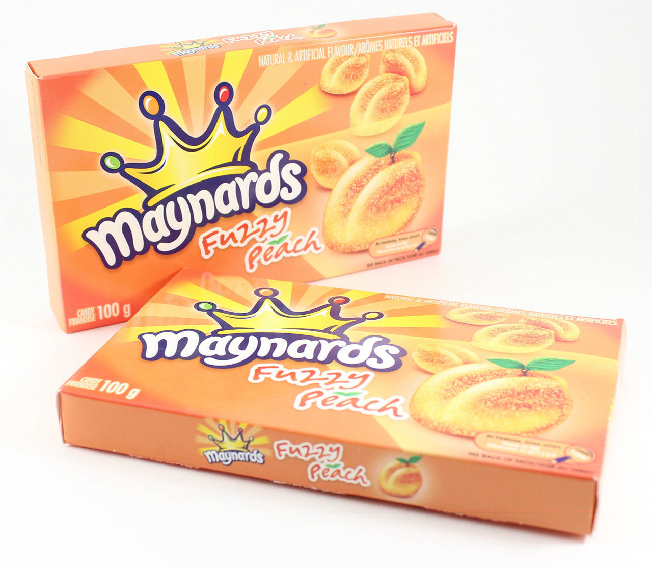 Maynards Fuzzy Peach Candy, 100g, 2ct