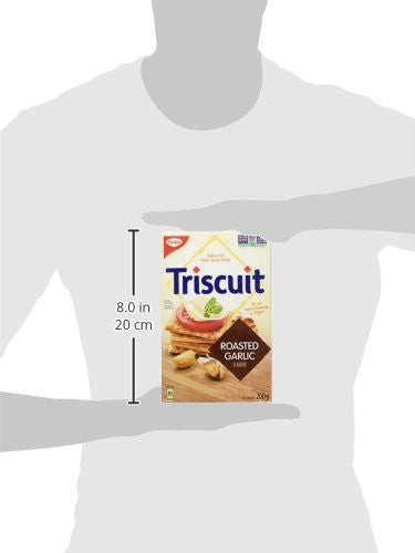 Christie TRISCUIT Roasted Garlic Crackers, 200g/7.1 oz., {Imported from Canada}