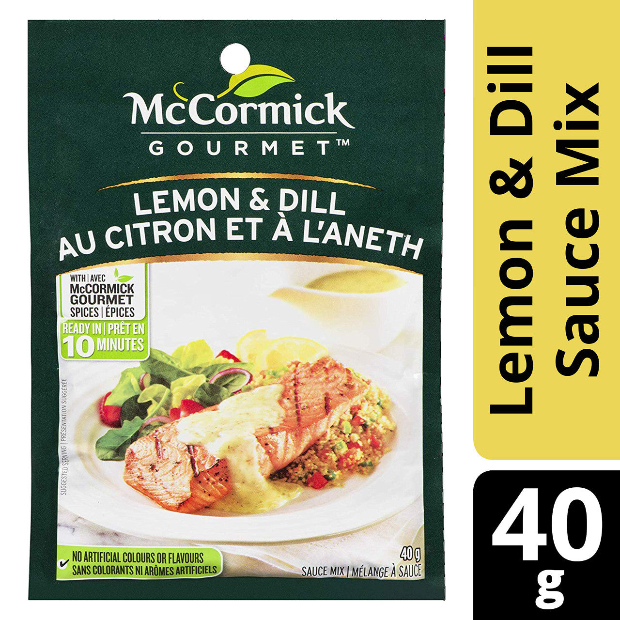 McCormick Gourmet, Lemon & Dill Dry Mix, 40g/1.4 oz., {Imported from Canada}