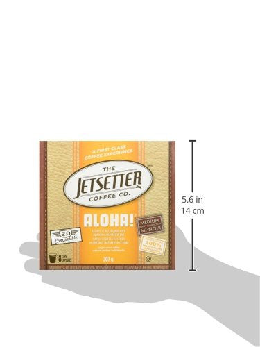 The Jetsetter Coffee Aloha, 18-Count, 207gm {Imported from Canada}