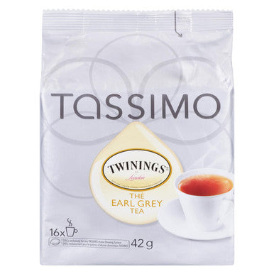 Tassimo Twinings Earl Grey Tea (16) Single Serve T-Discs {Imported from Canada}