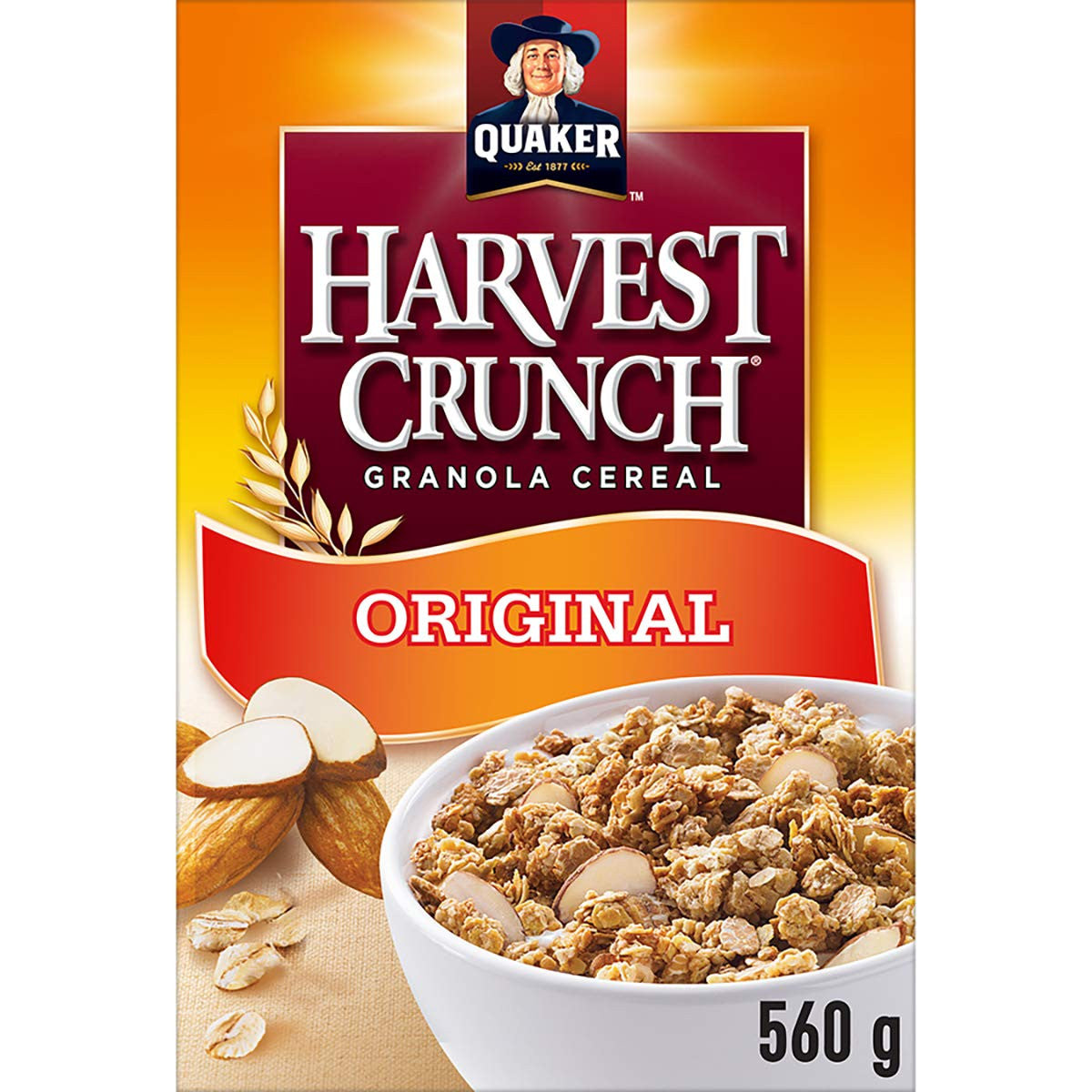 Quaker Harvest Crunch Original Blend 560g/19.75oz {Imported from Canada}