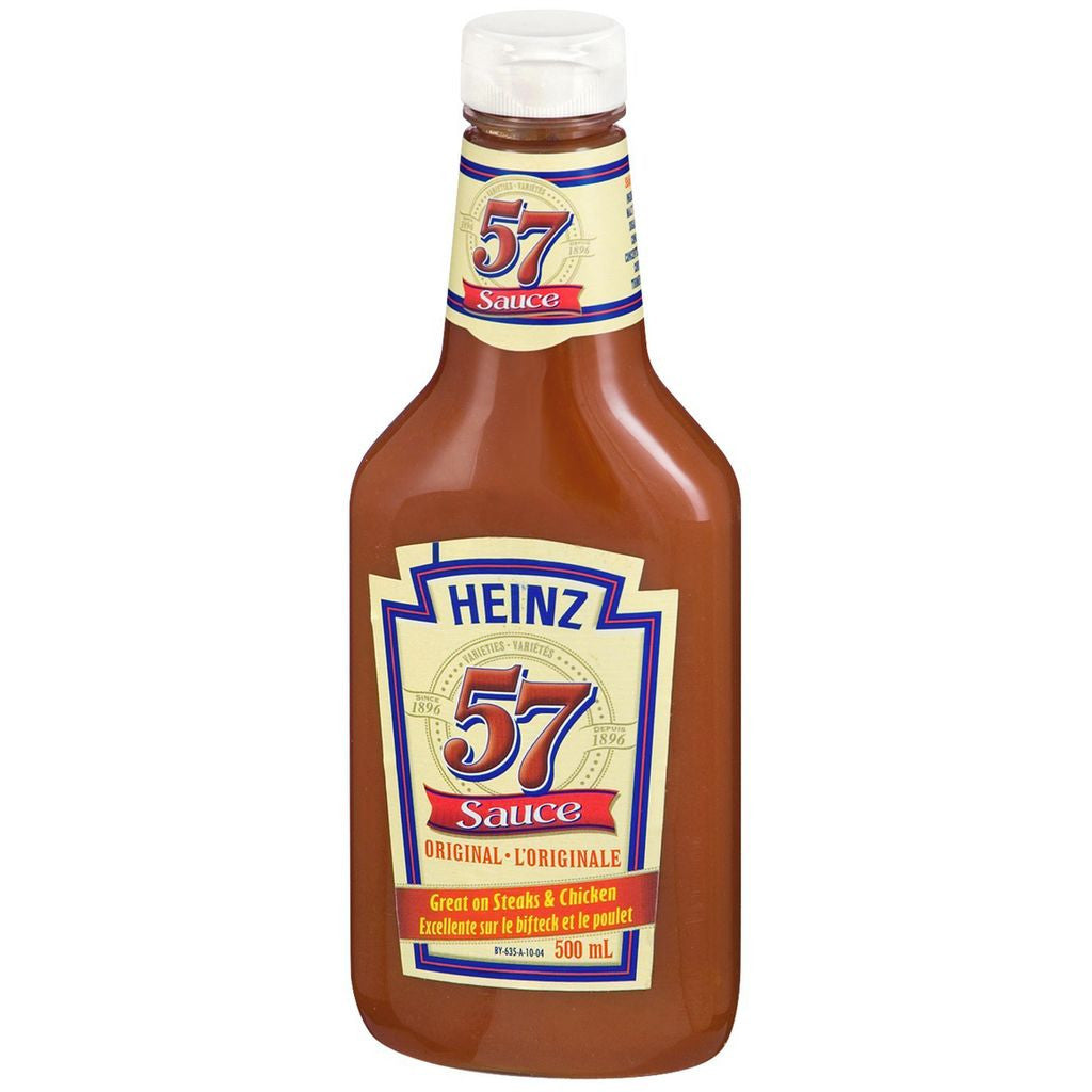 HEINZ Original 57 BBQ Sauce, 500ml/16.9 fl.oz., {Imported from Canada}