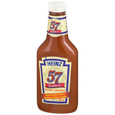 HEINZ Original 57 BBQ Sauce, 500ml/16.9 fl.oz., {Imported from Canada}