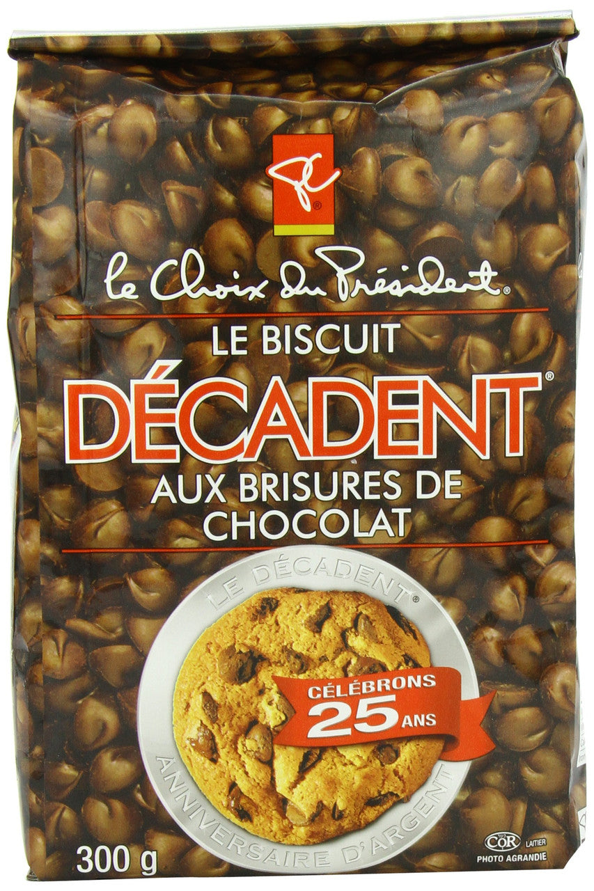 President's Choice Decadent Chocolate Chip Cookie, 300g/10.6oz., {Imported from Canada}