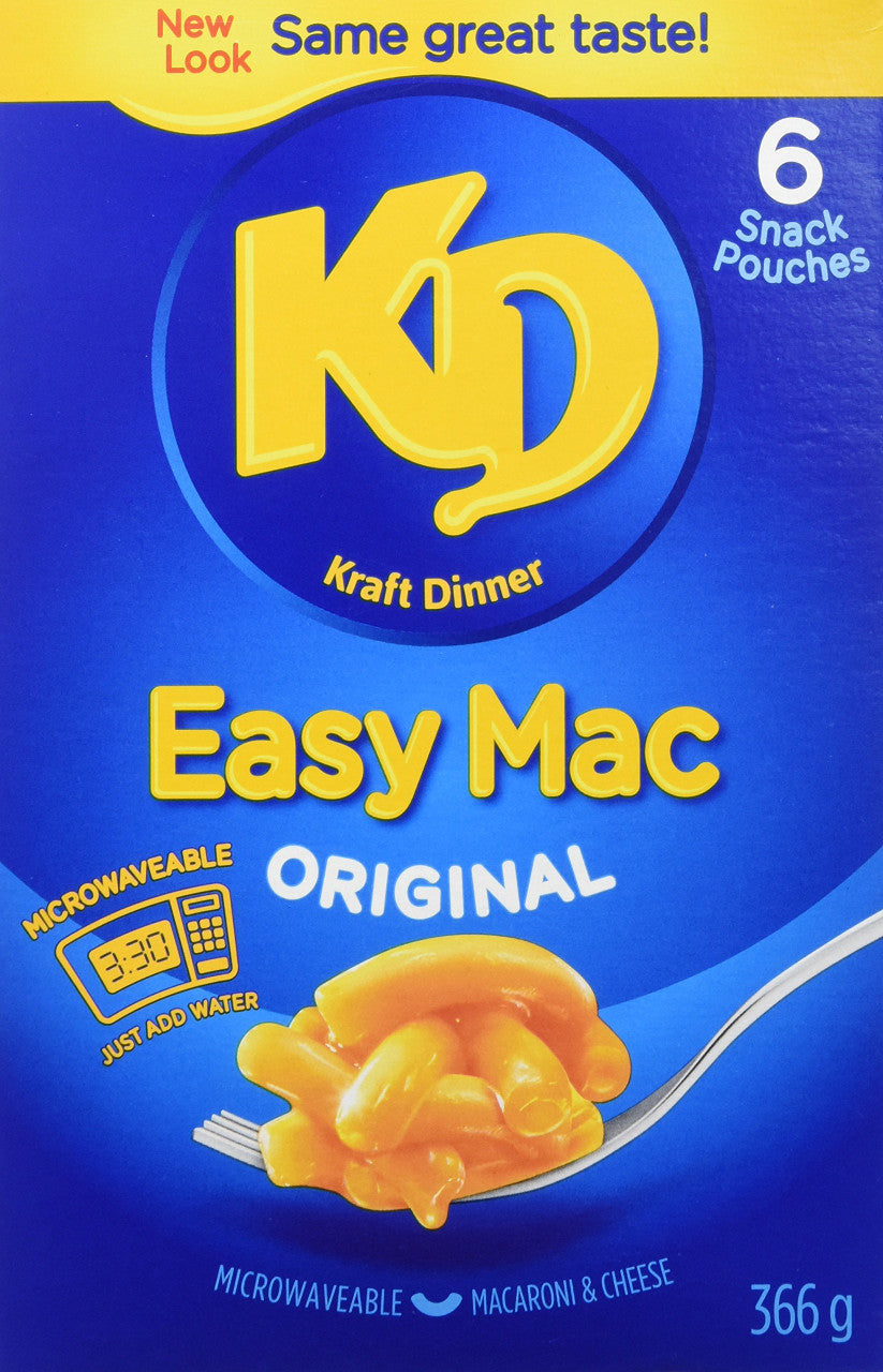 KRAFT Dinner Macaroni and Cheese, 366g/12.9 oz., {Imported from Canada}