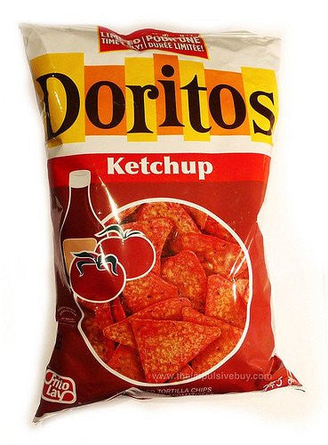 Doritos Ketchup - 1 Large Bag Limited Time {Imported from Canada}