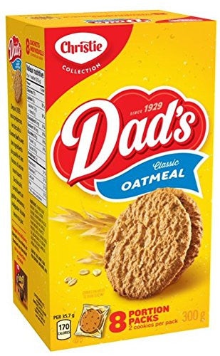 Christie Dad's Classic Oatmeal Cookies 300g Portion Pack (10.58oz) {Canadian}