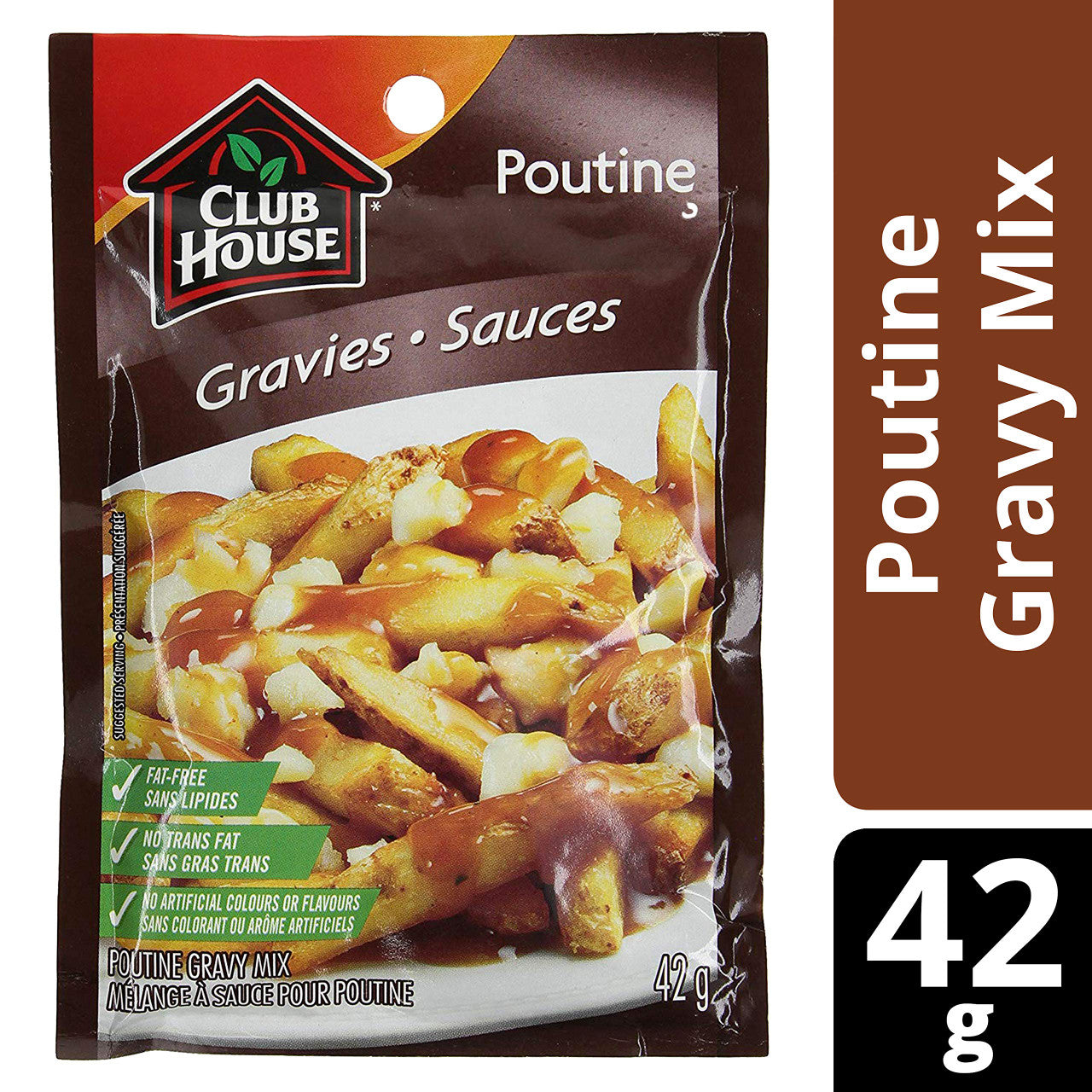 Club House Poutine Gravy Mix, 42g/1.5oz {Imported from Canada}
