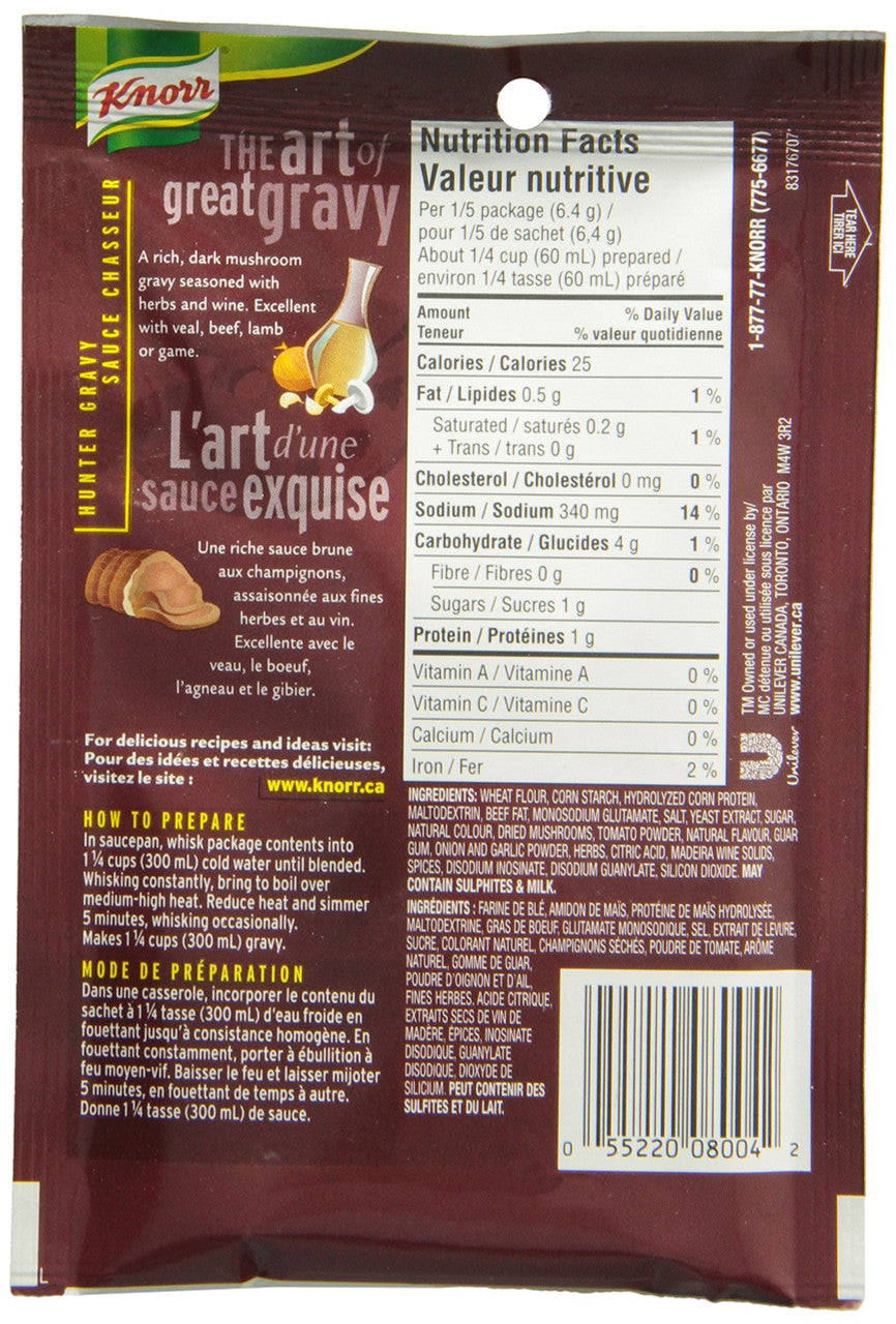 Knorr Hunter Classic Roast Gravy Mix, 24-count {Imported from Canada}