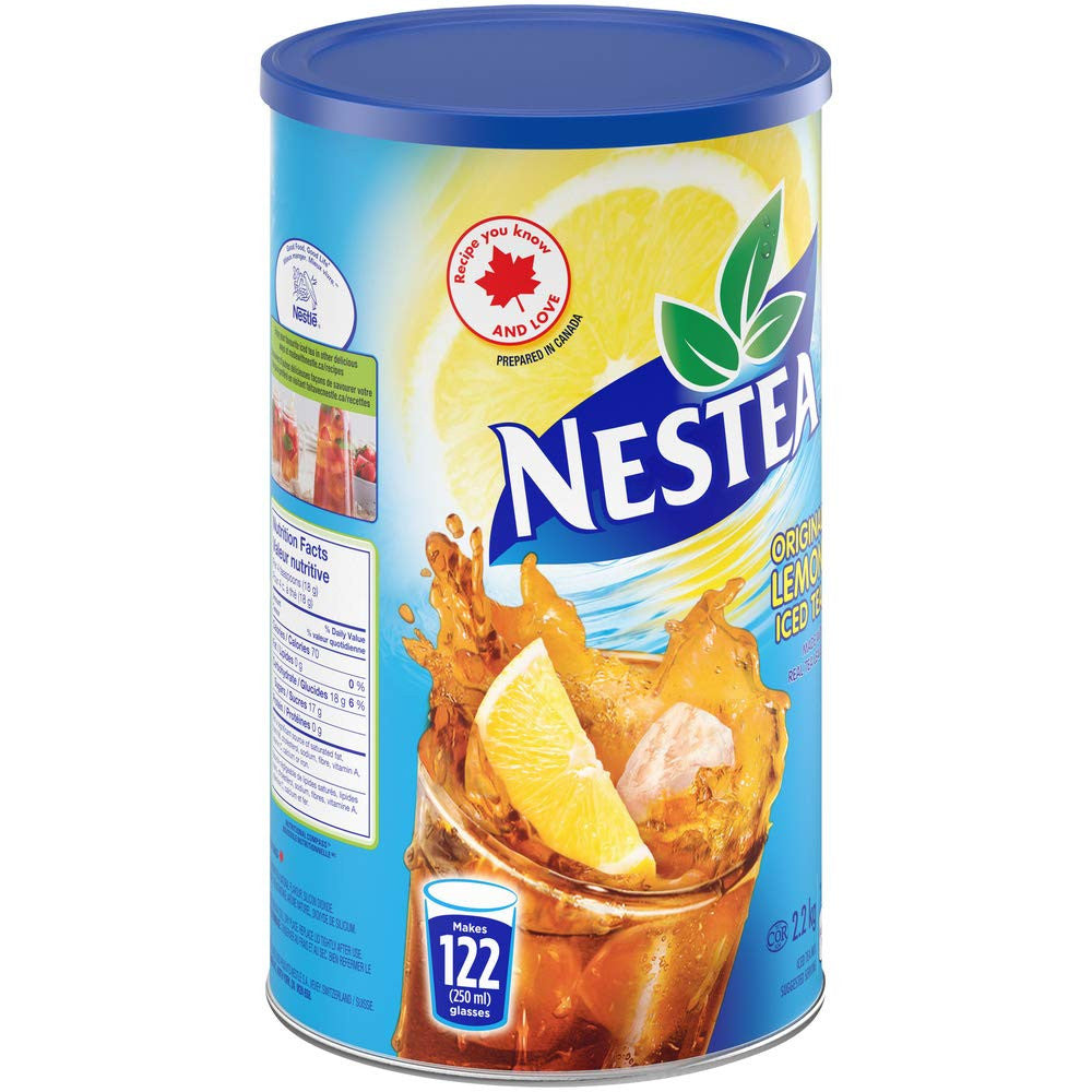 Nestea Original Lemon Iced Tea, 2.2kg/4.9 lb. Can,  {Imported from Canada)